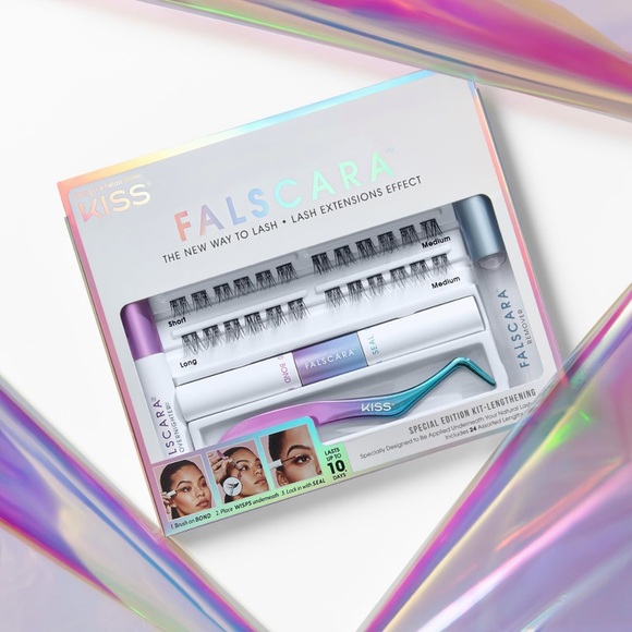 Kiss Falscara Special Edition Kit Lengthening 24 Assorted Lashes - Picture 8 of 12